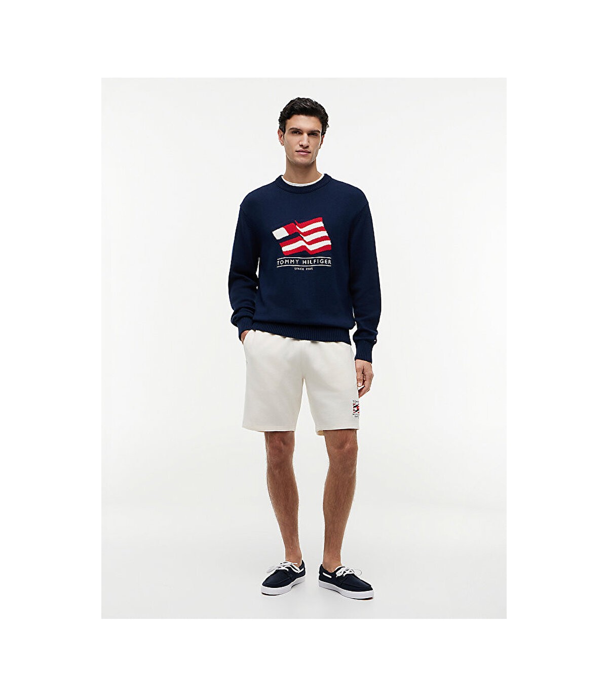 Sweat col rond tommy menswear dccnavy
