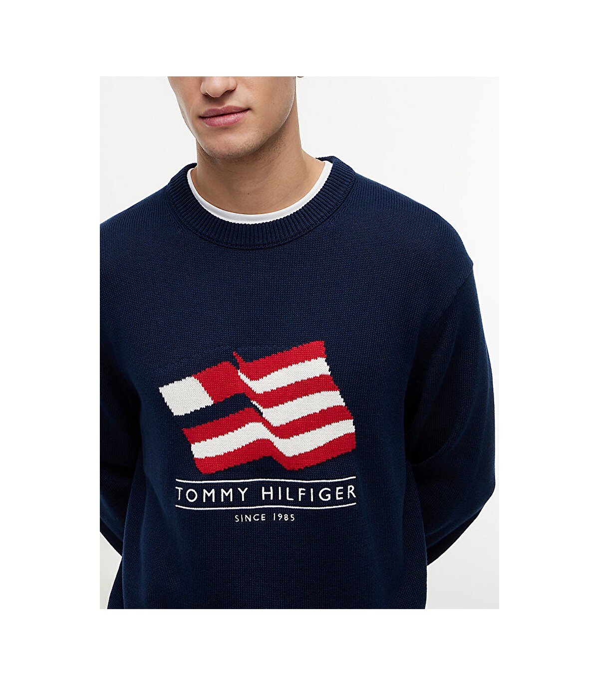 Sweat col rond tommy menswear dccnavy