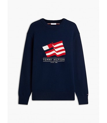 Sweat col rond tommy menswear dccnavy