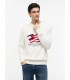 Sweat col rond tommy menswear z00ivory