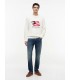 Sweat col rond tommy menswear z00ivory
