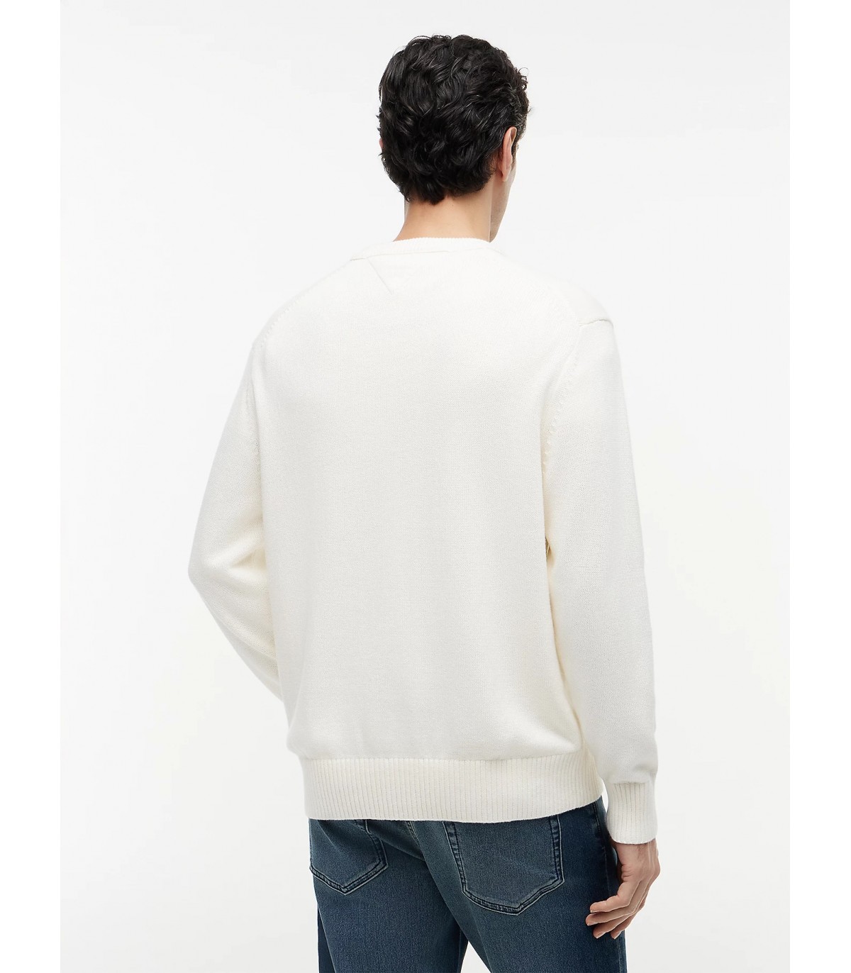 Sweat col rond tommy menswear z00ivory