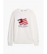 Sweat col rond tommy menswear z00ivory