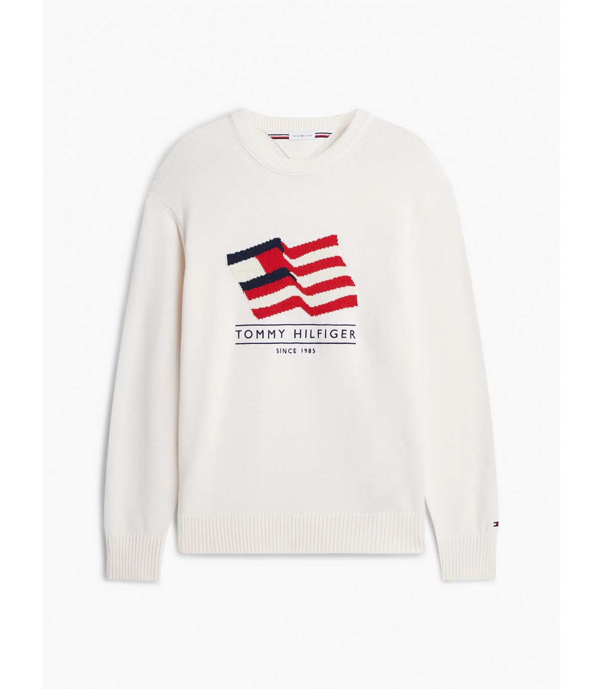 Sweat col rond tommy menswear z00ivory