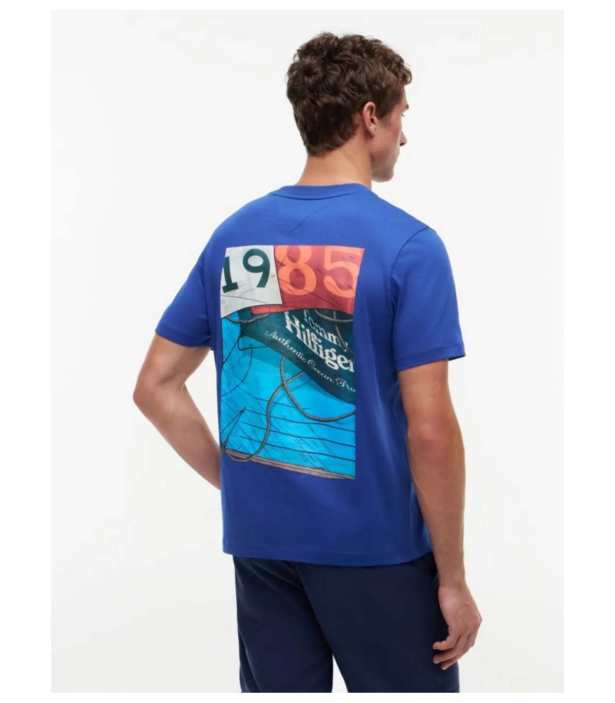 Tee shirt mc tommy menswear c6zblue