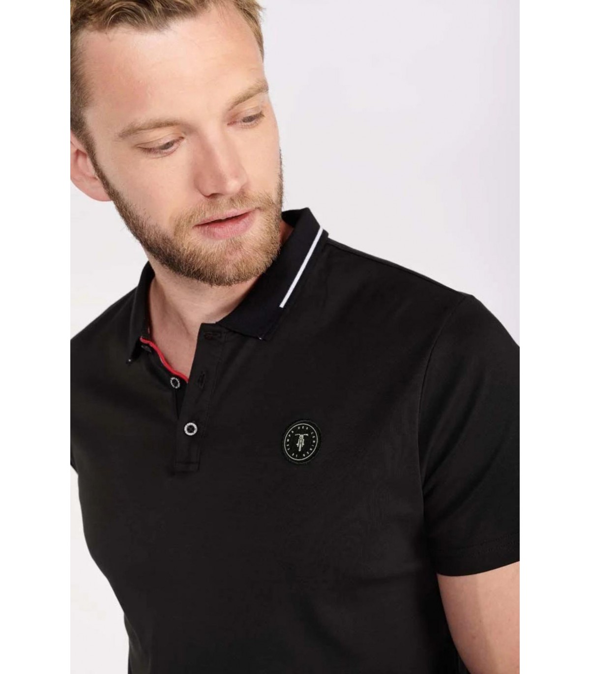 Polo mc tps cerises 0001black