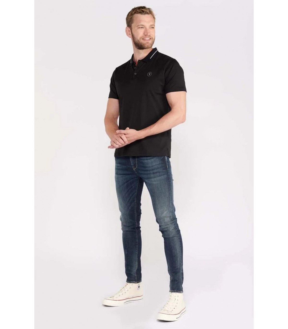 Polo mc tps cerises 0001black