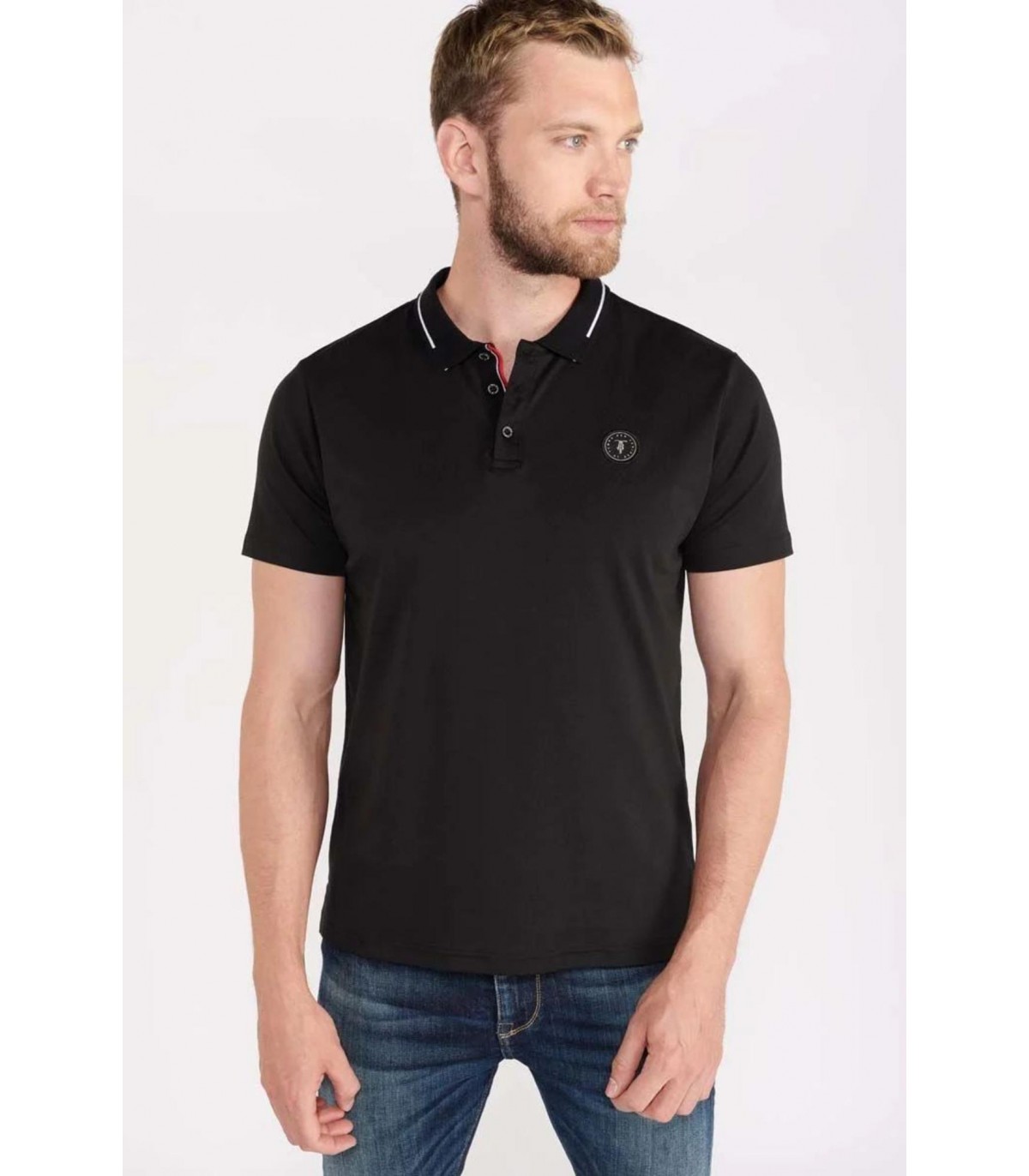 Polo mc tps cerises 0001black