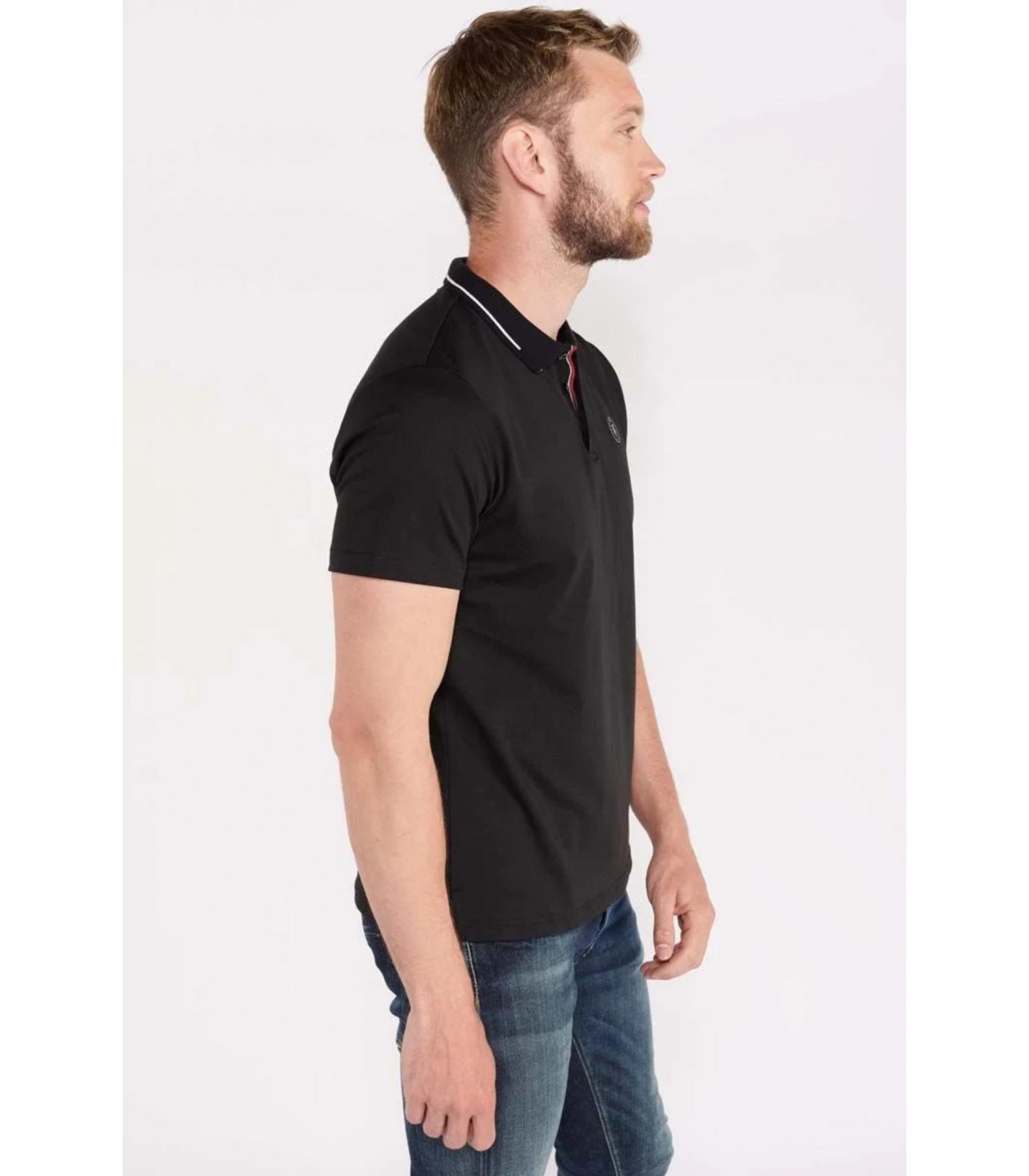 Polo mc tps cerises 0001black