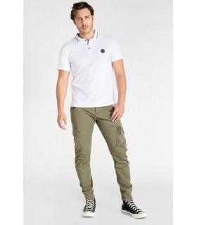 Polo mc tps cerises 1001white