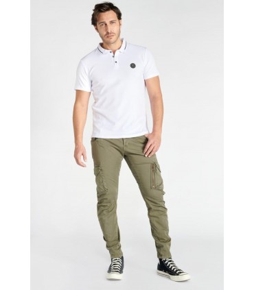 Polo mc tps cerises 1001white