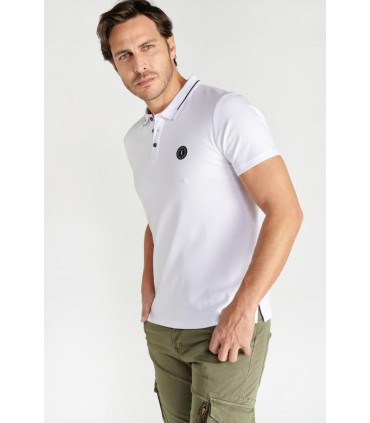 Polo mc tps cerises 1001white