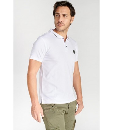 Polo mc tps cerises 1001white