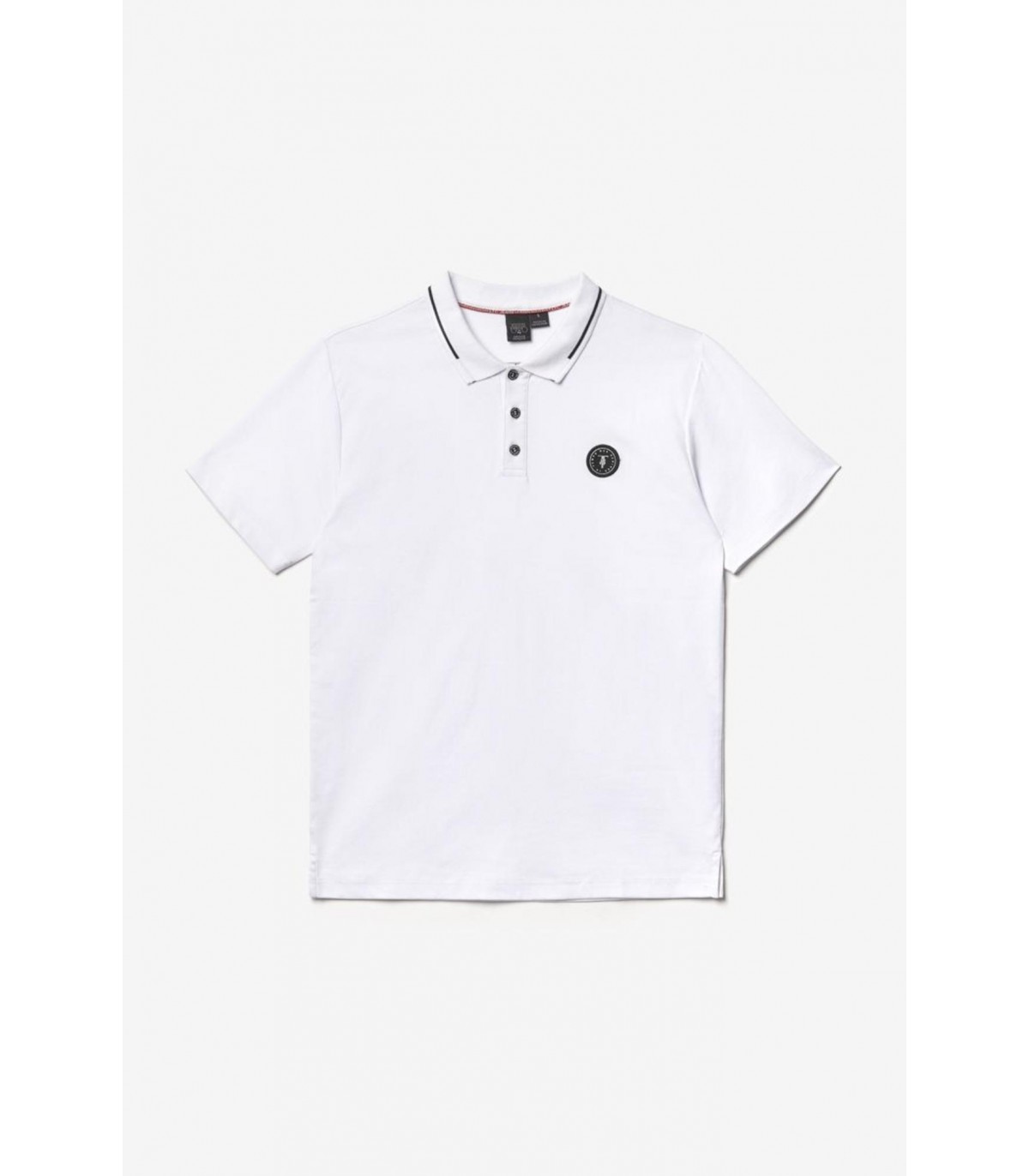 Polo mc tps cerises 1001white