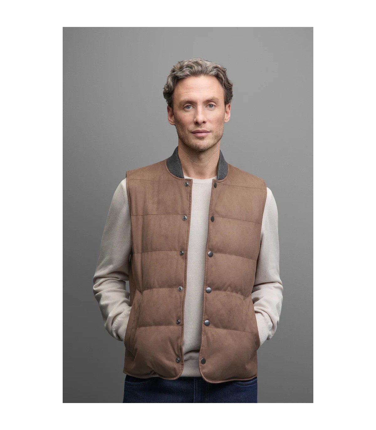 Doudoune sans manche digel 34camel