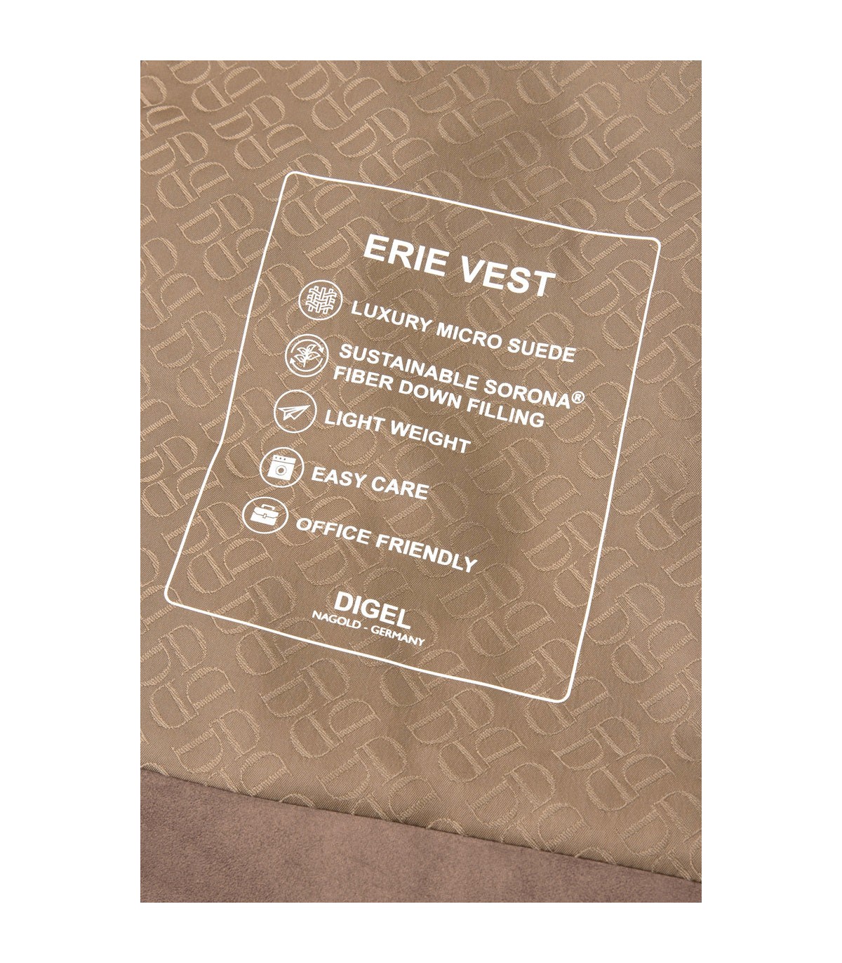 Doudoune sans manche digel 34camel