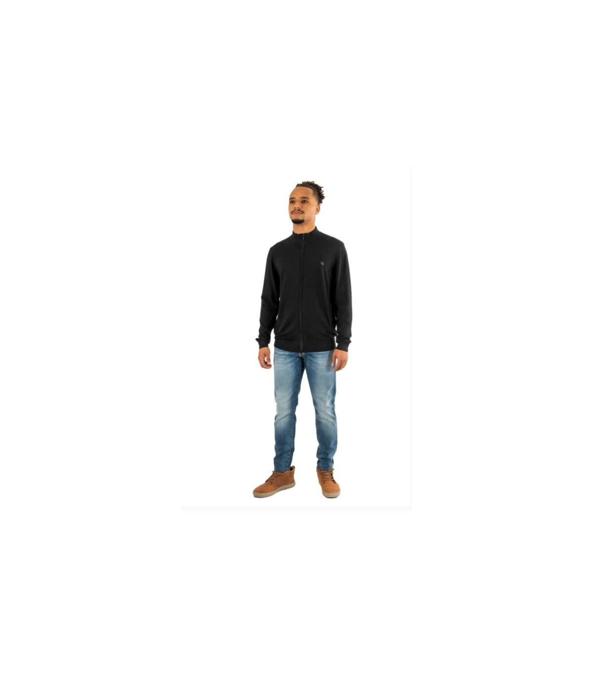 Gilet zippe benson & cherry noir