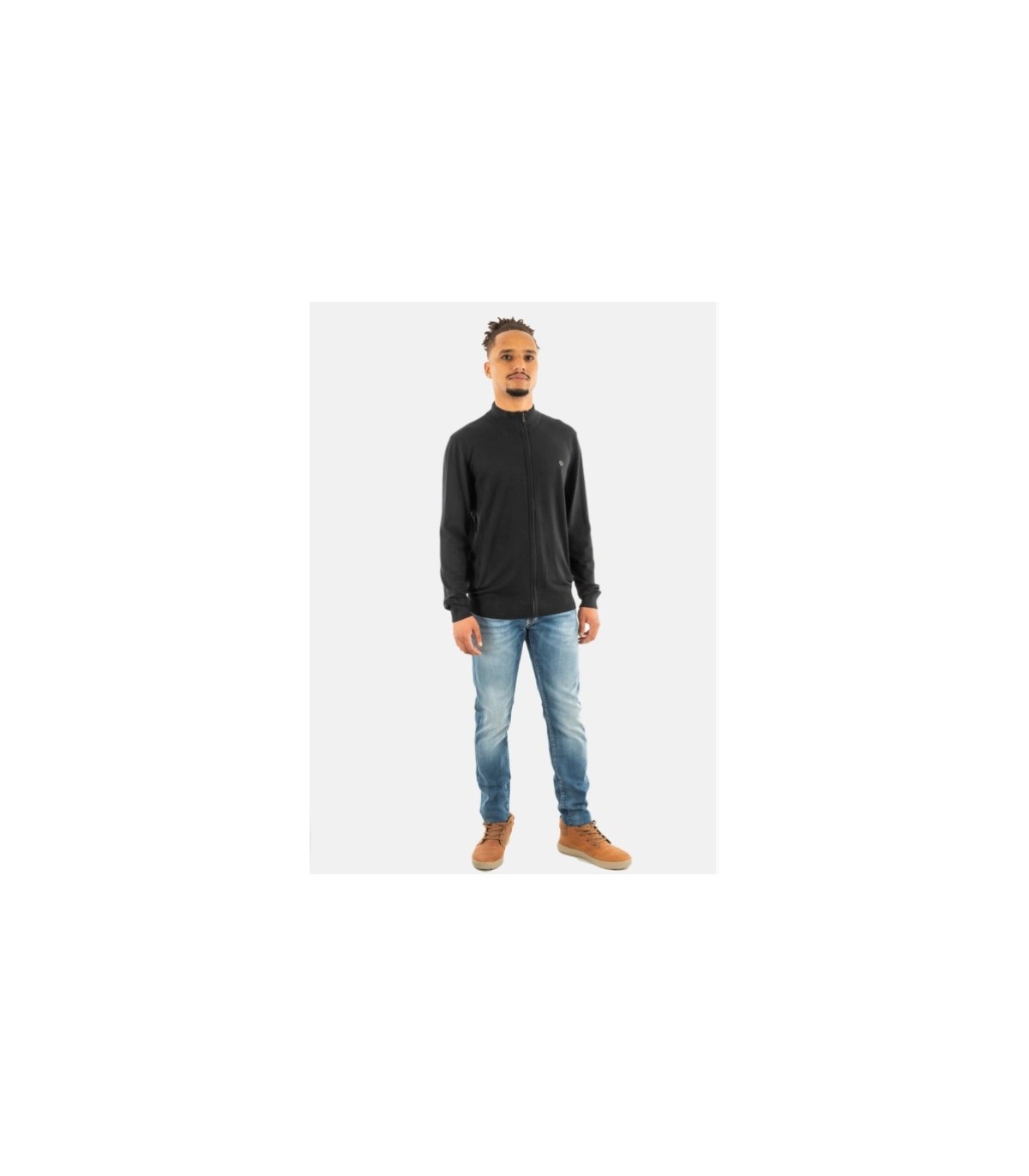 Gilet zippe benson & cherry noir