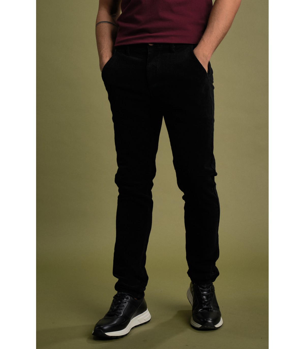 Pantalon chino benson & cherry noir
