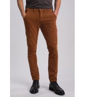 Pantalon chino benson & cherry tabac