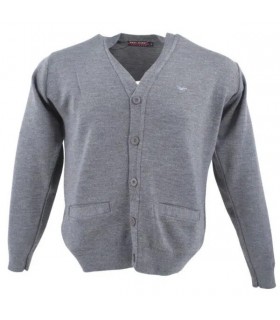 Gilet bouton best guest 1088grismoyen
