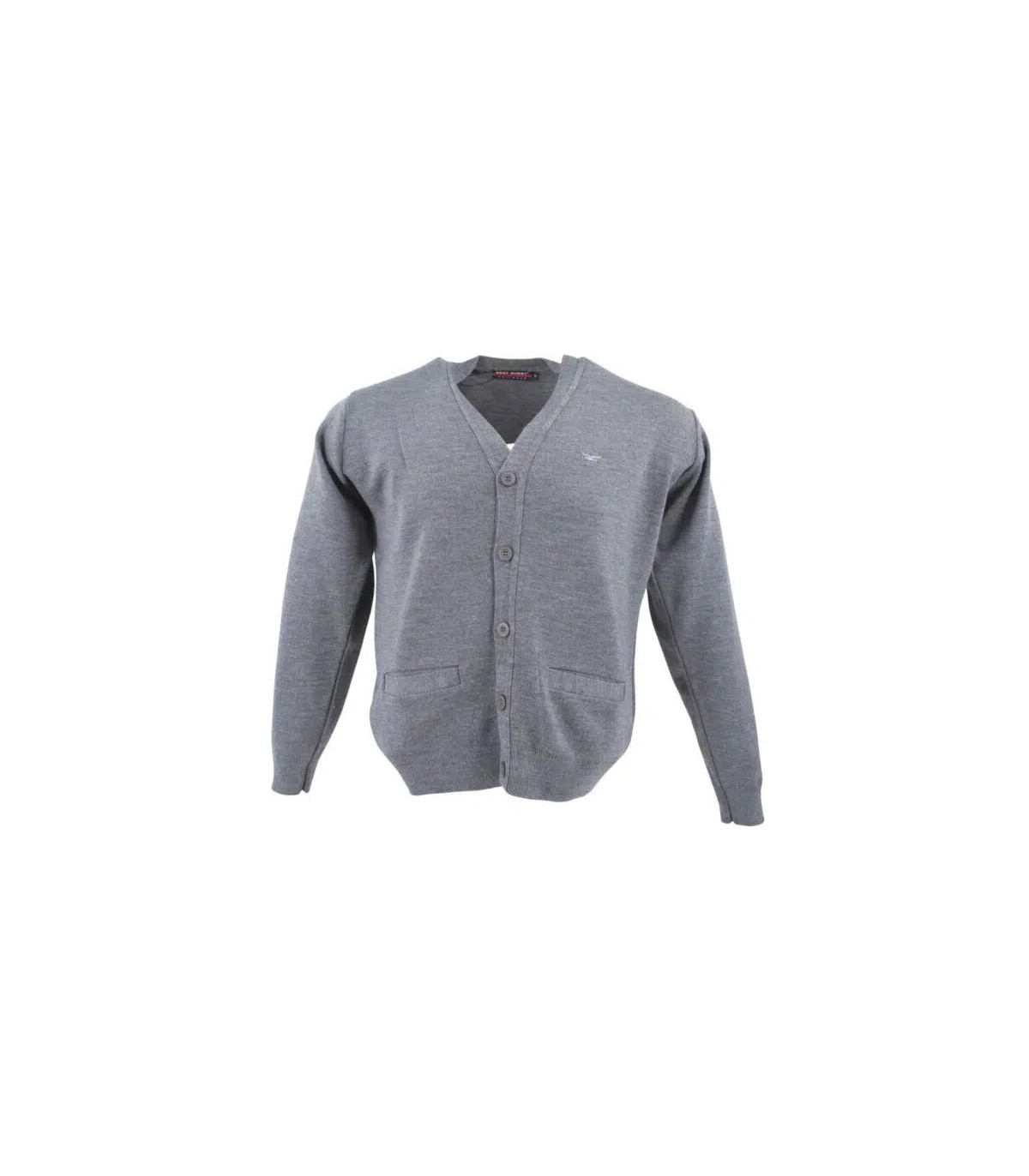 Gilet bouton best guest 1088grismoyen