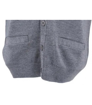 Gilet bouton best guest 1088grismoyen