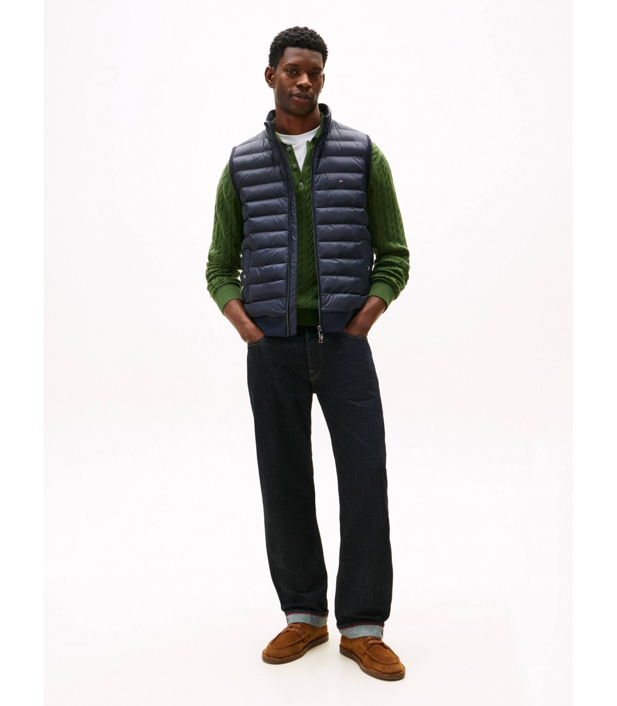 Doudoune sans manche tommy menswear dw5desertsky
