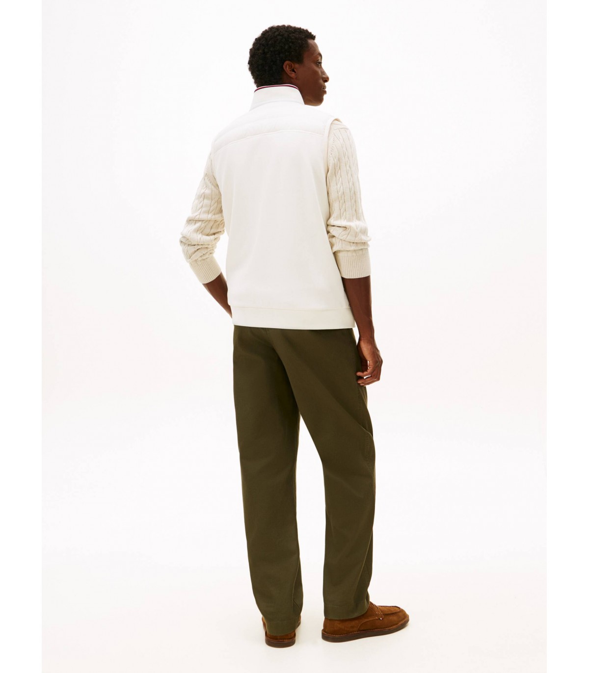 Doudoune sans manche tommy menswear z00ivory