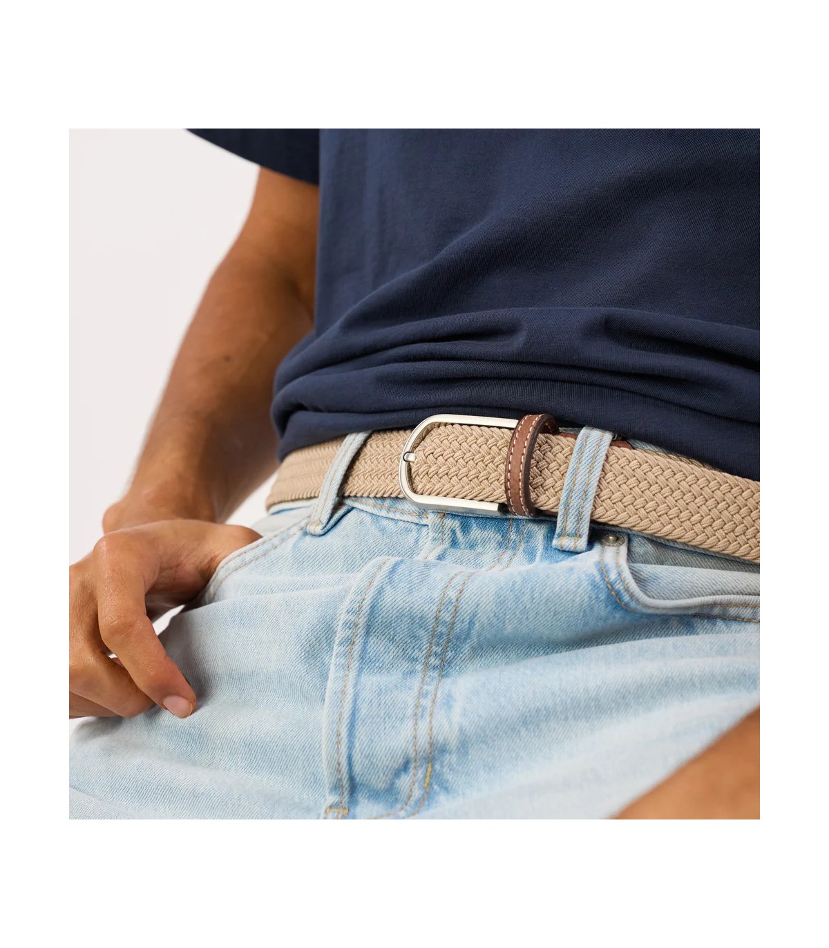 Ceinture billy belt beige sable
