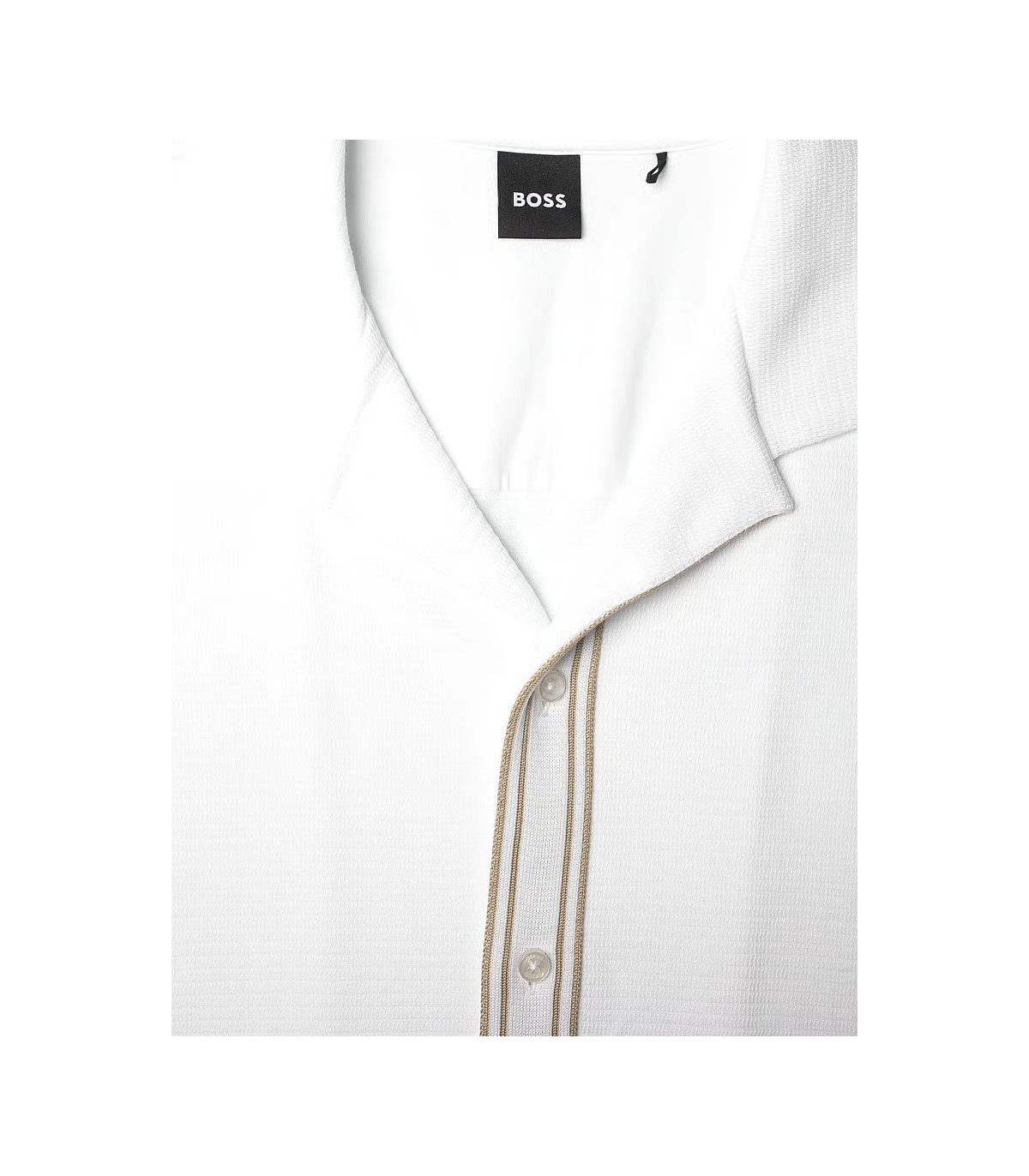 Chemise mc boss black 100white