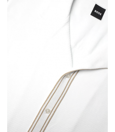 Chemise mc boss black 100white