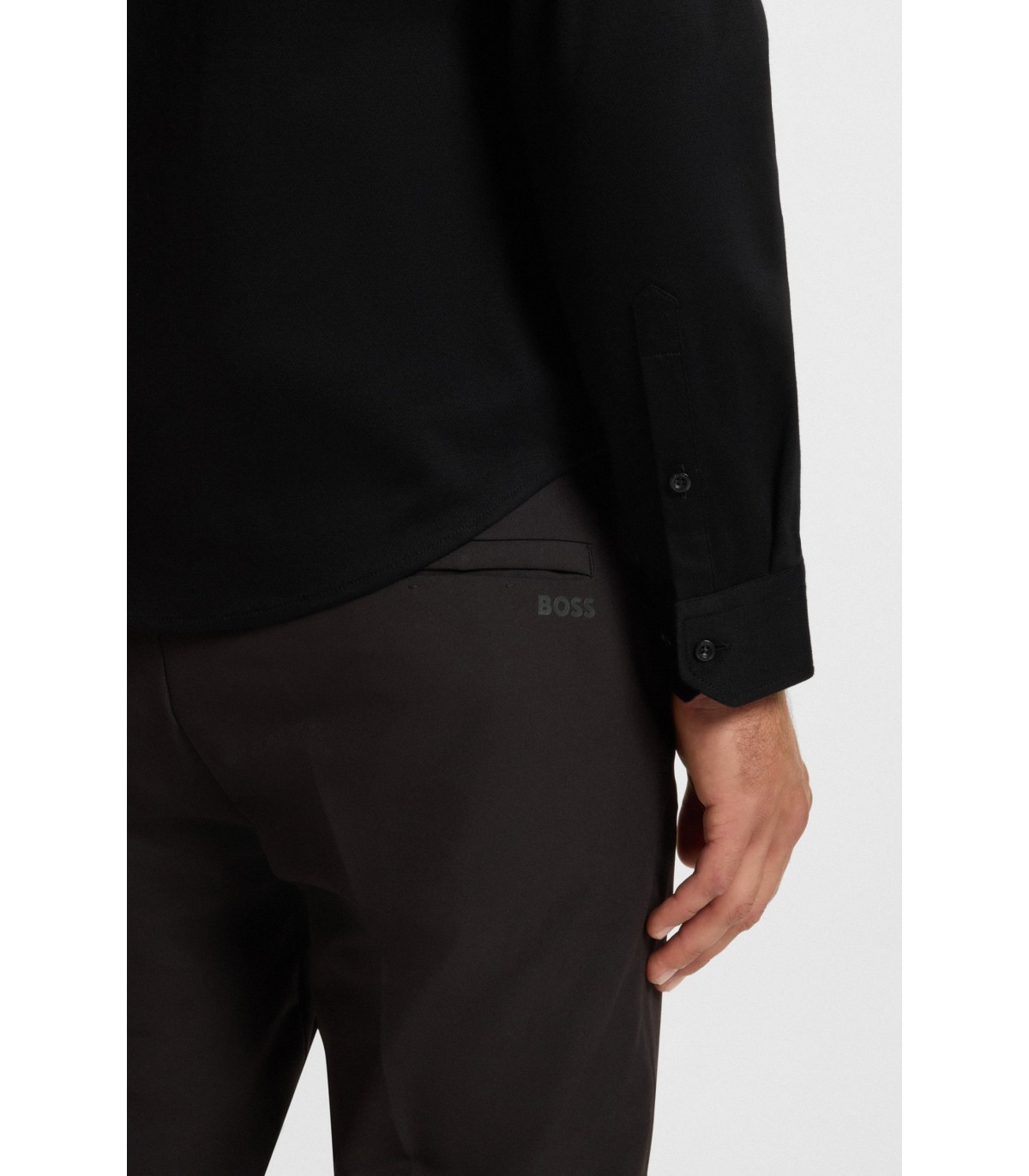 Chemise ml boss green 002black
