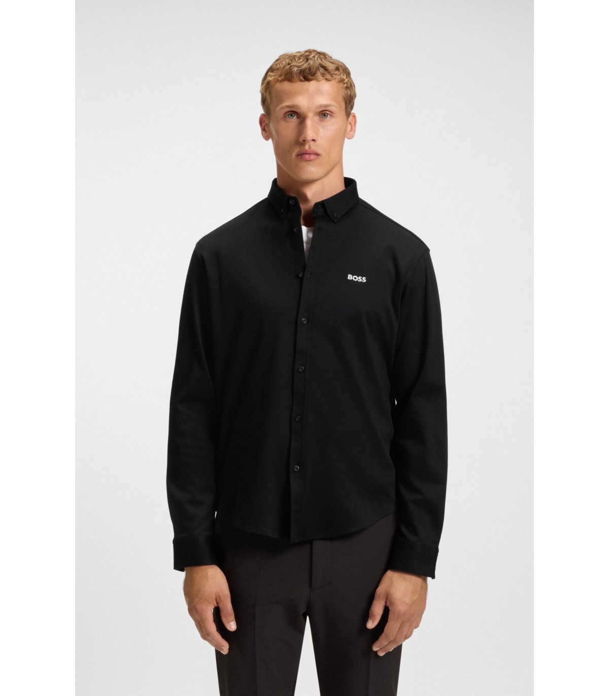 Chemise ml boss green 002black