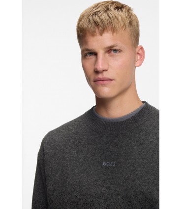 Pull col rond boss orange 001black