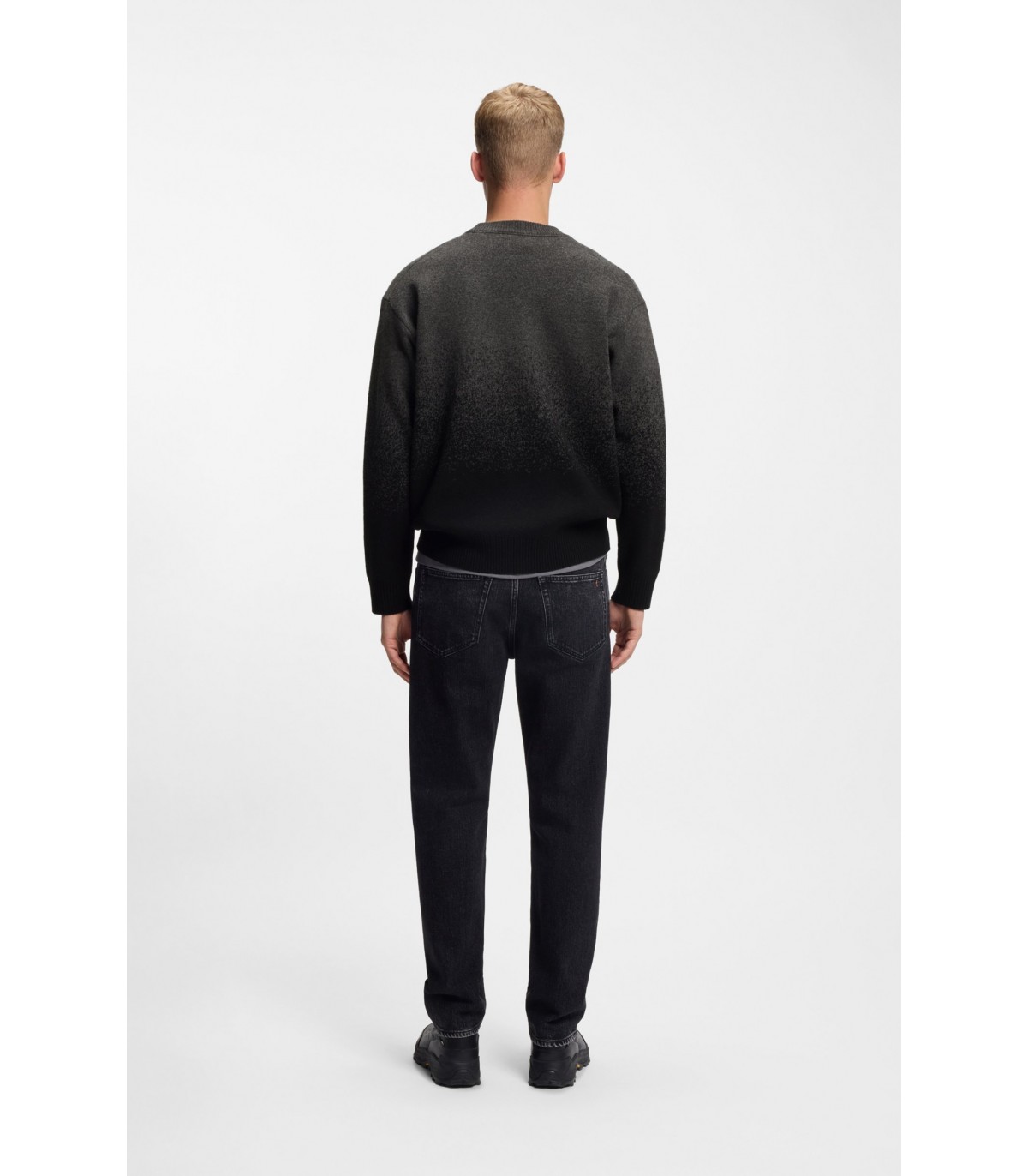 Pull col rond boss orange 001black