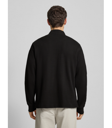 Sweat col zippe boss orange 001black