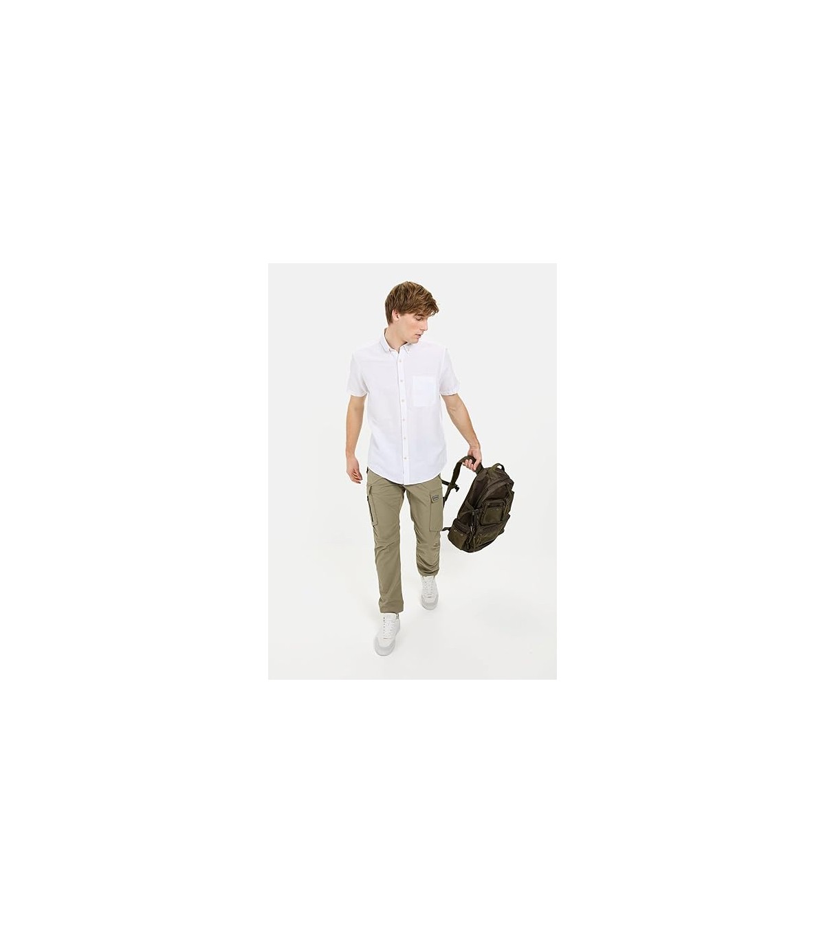 Chemise mc camel 01blanc