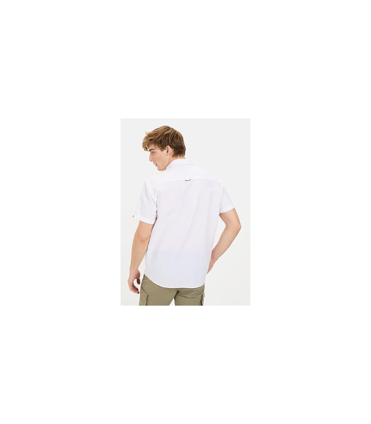 Chemise mc camel 01blanc