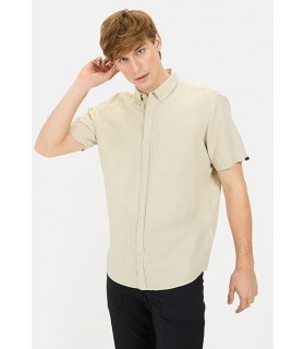Chemise mc camel 16beige