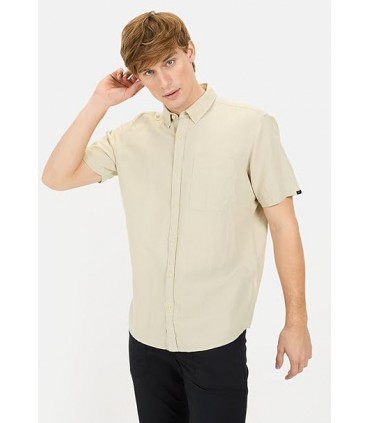 Chemise mc camel 16beige