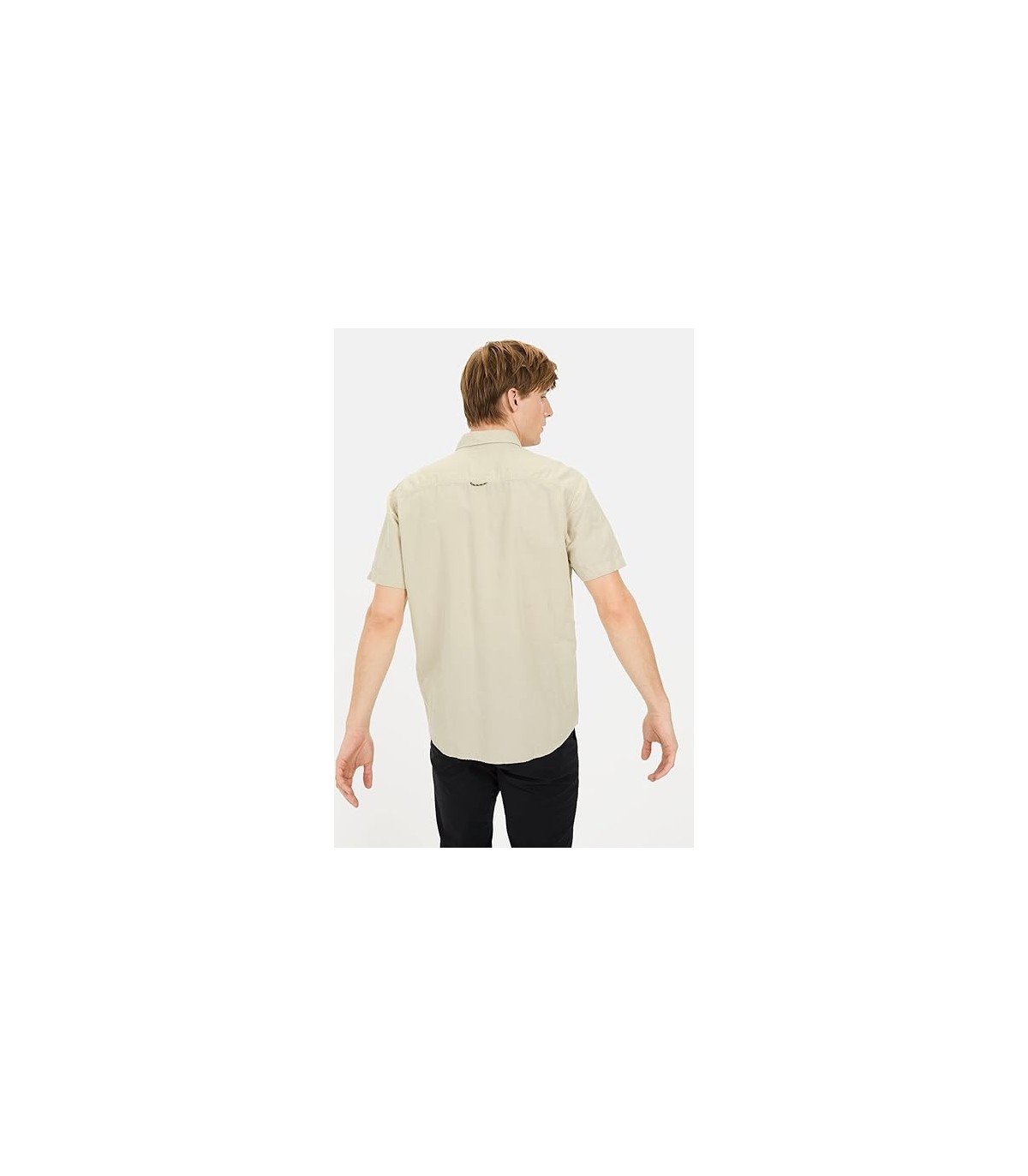 Chemise mc camel 16beige