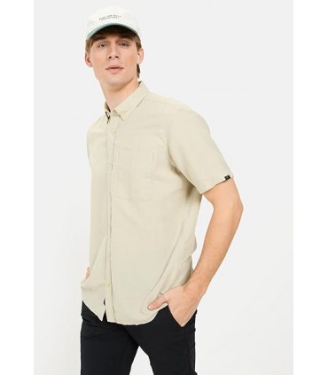 Chemise mc camel 16beige