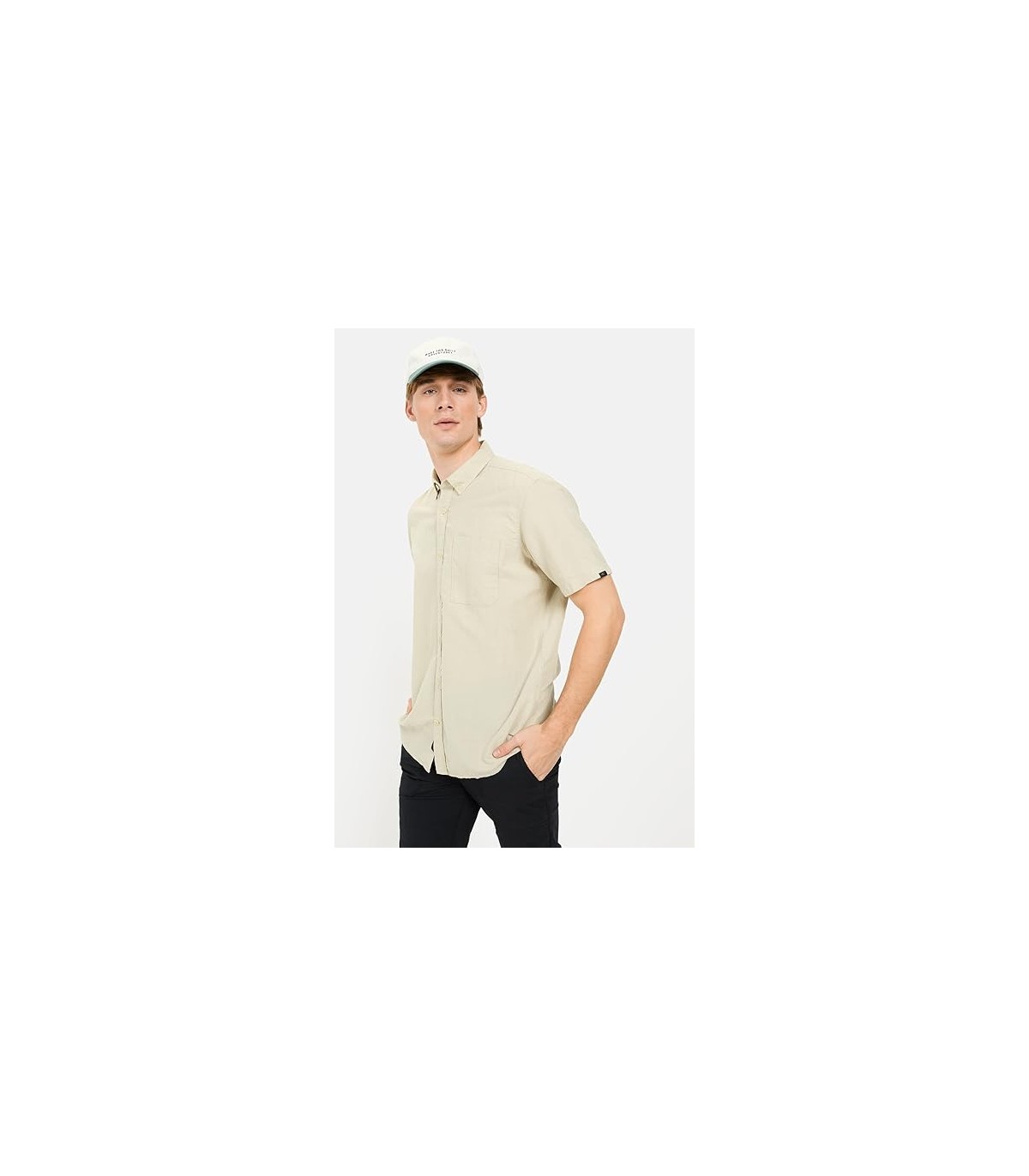 Chemise mc camel 16beige
