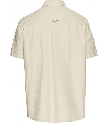 Chemise mc camel 16beige