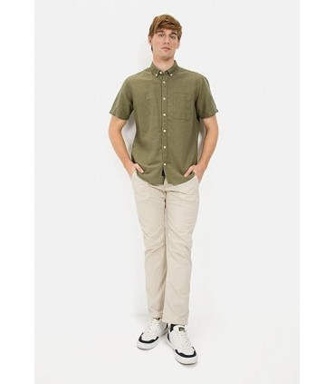 Chemise mc camel 34kaki