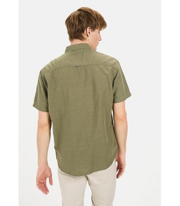 Chemise mc camel 34kaki