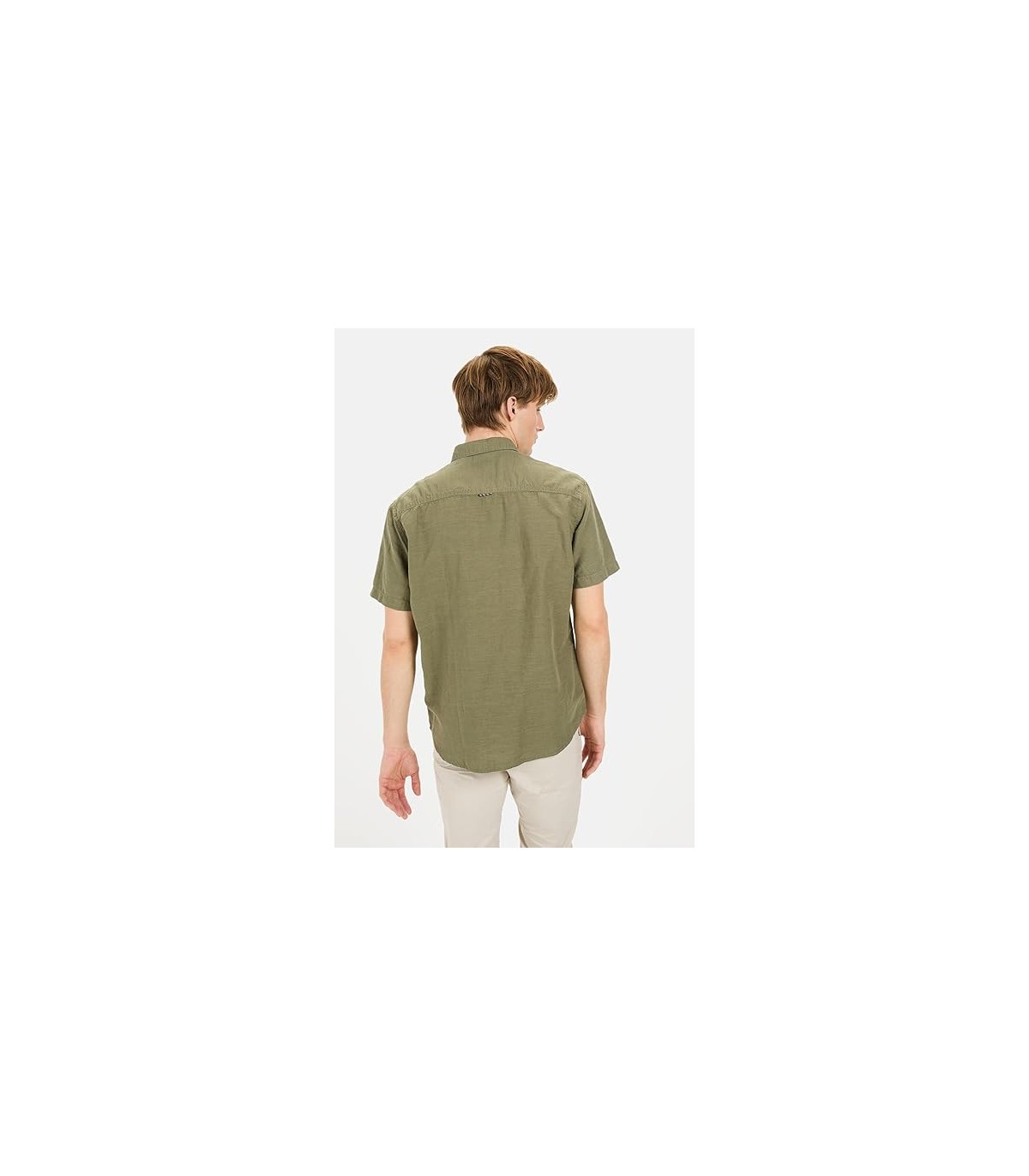 Chemise mc camel 34kaki