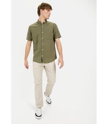 Chemise mc camel 34kaki