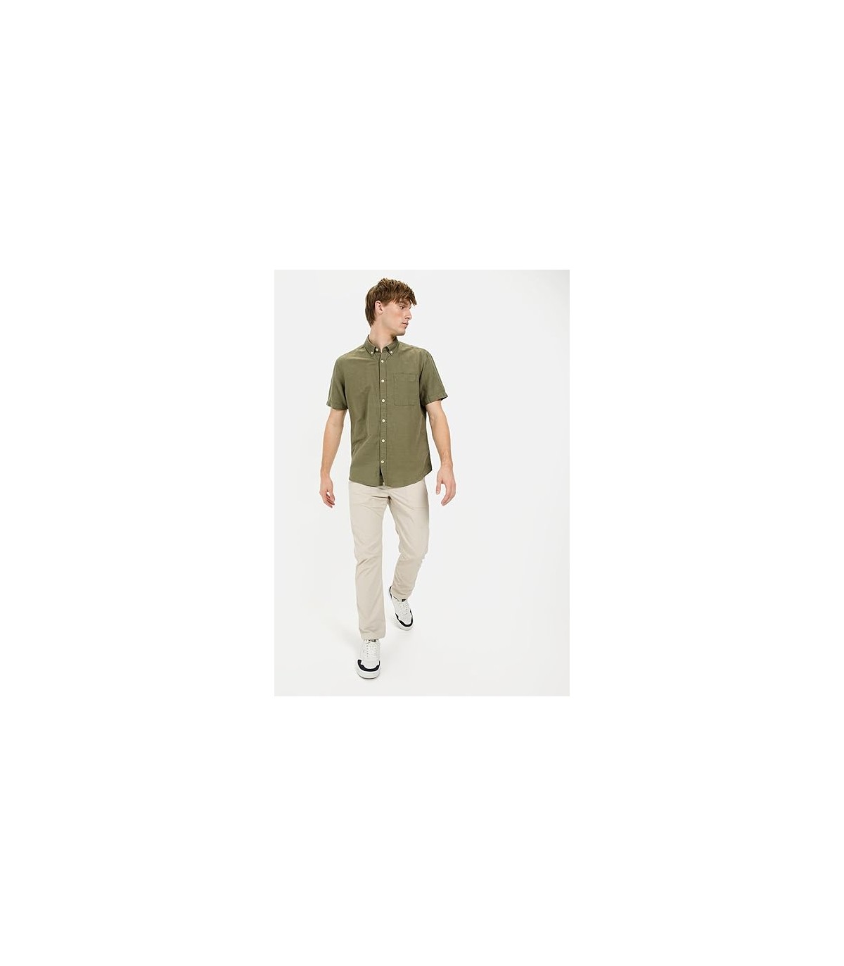 Chemise mc camel 34kaki